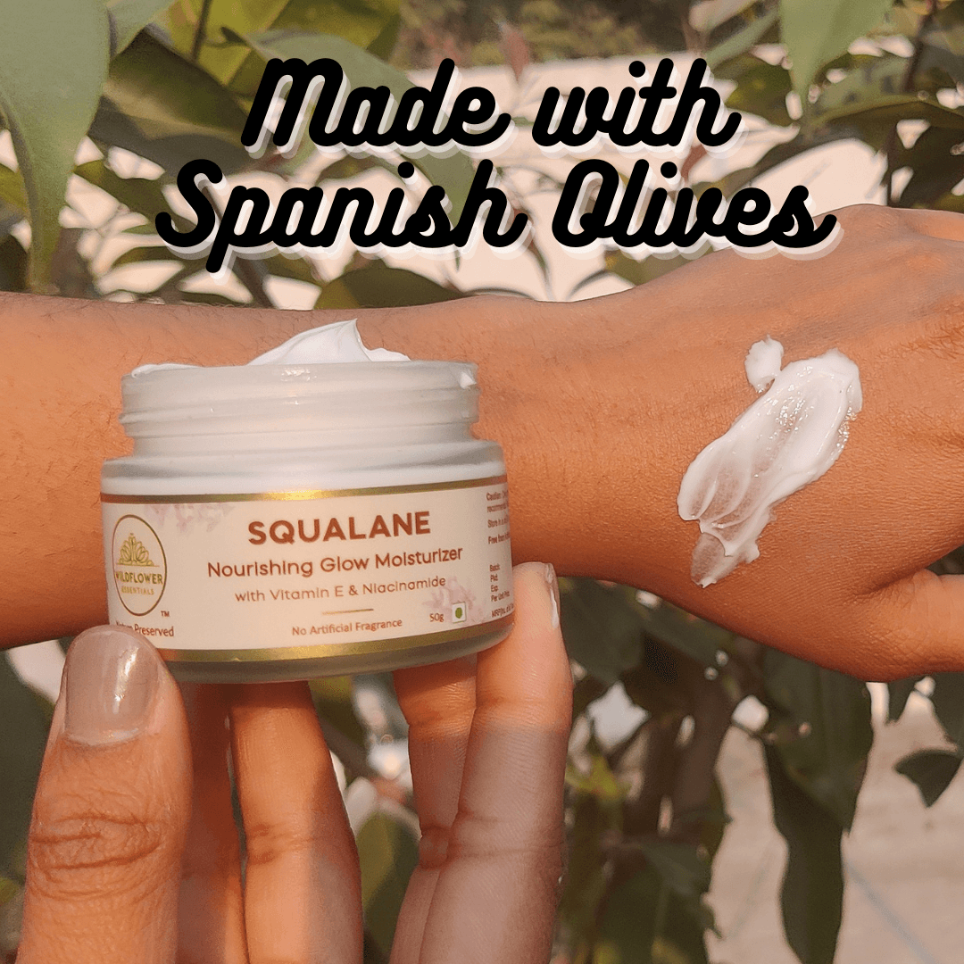Squalane Nourishing Glow Moisturizer Wildflower Essentials