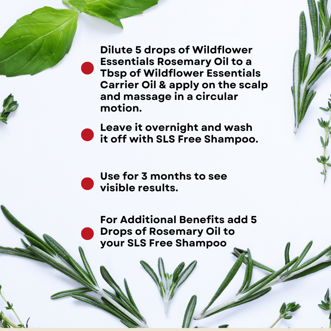 Rosemary Essential Oil Wildflower Essentials