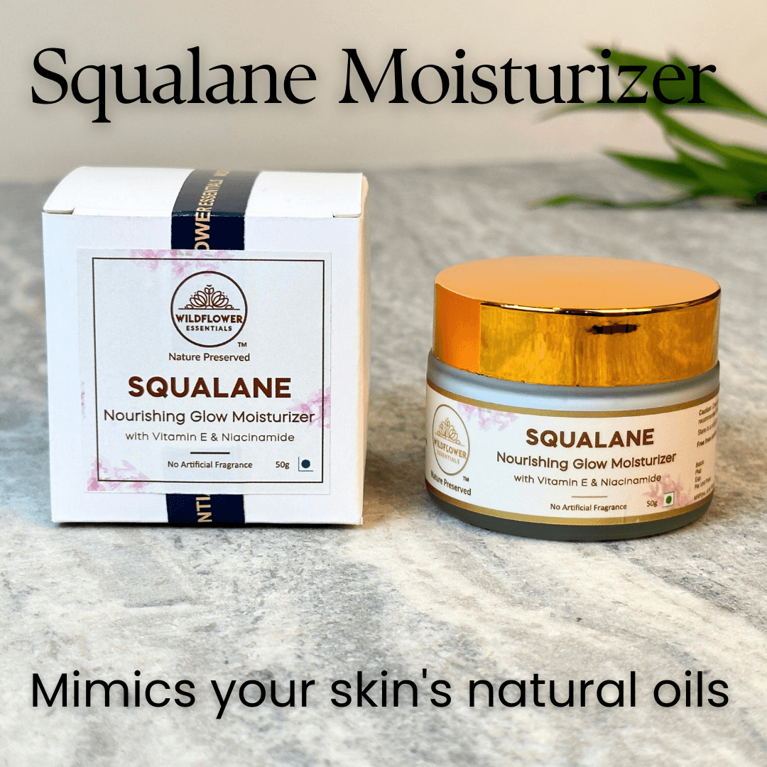 Squalane Nourishing Glow Moisturizer Wildflower Essentials
