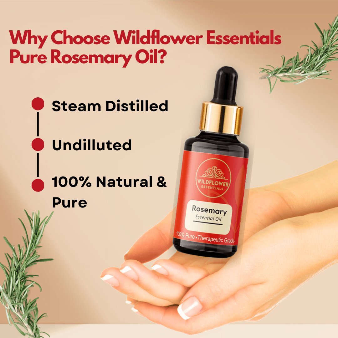 Rosemary Essential Oil Wildflower Essentials