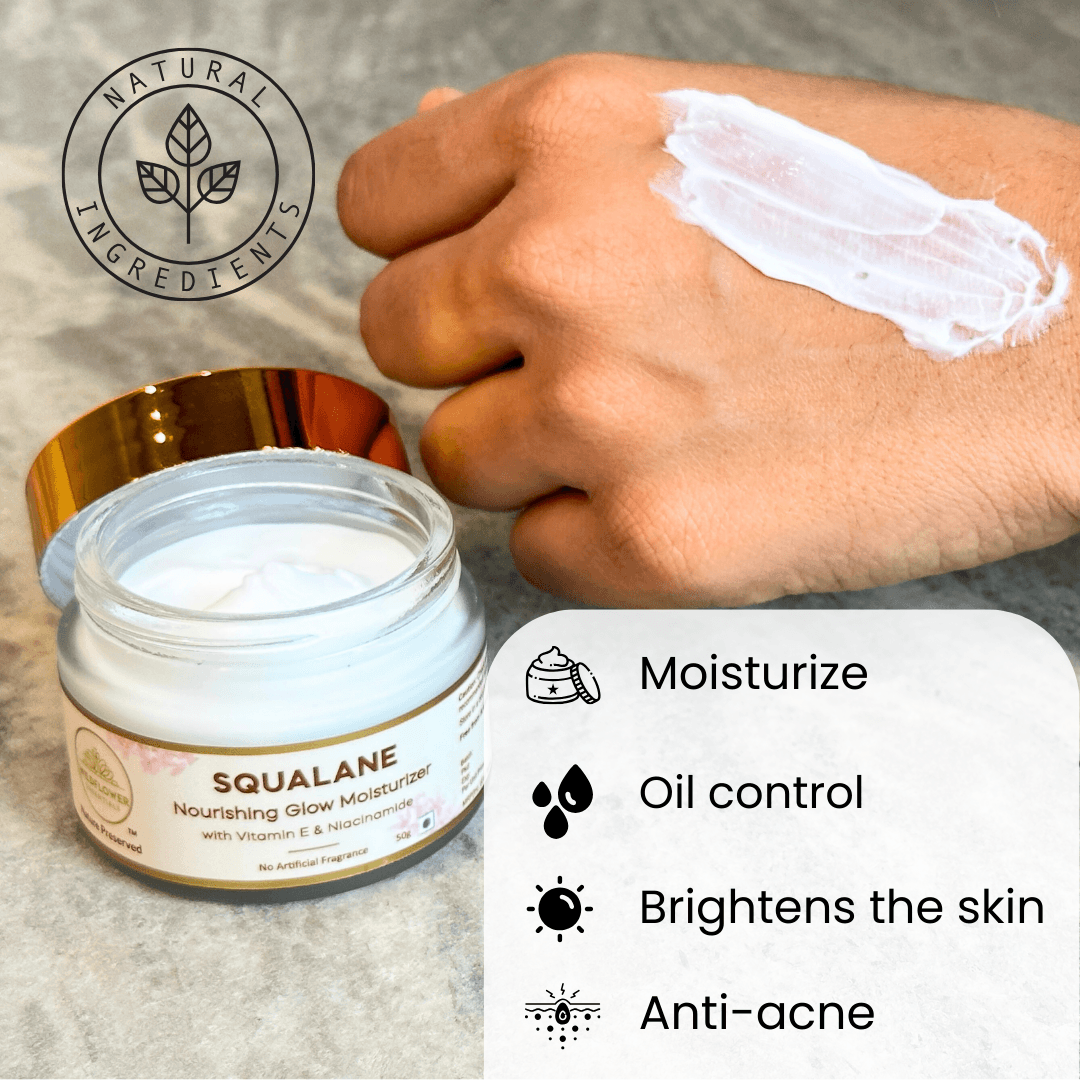 Squalane Nourishing Glow Moisturizer Wildflower Essentials