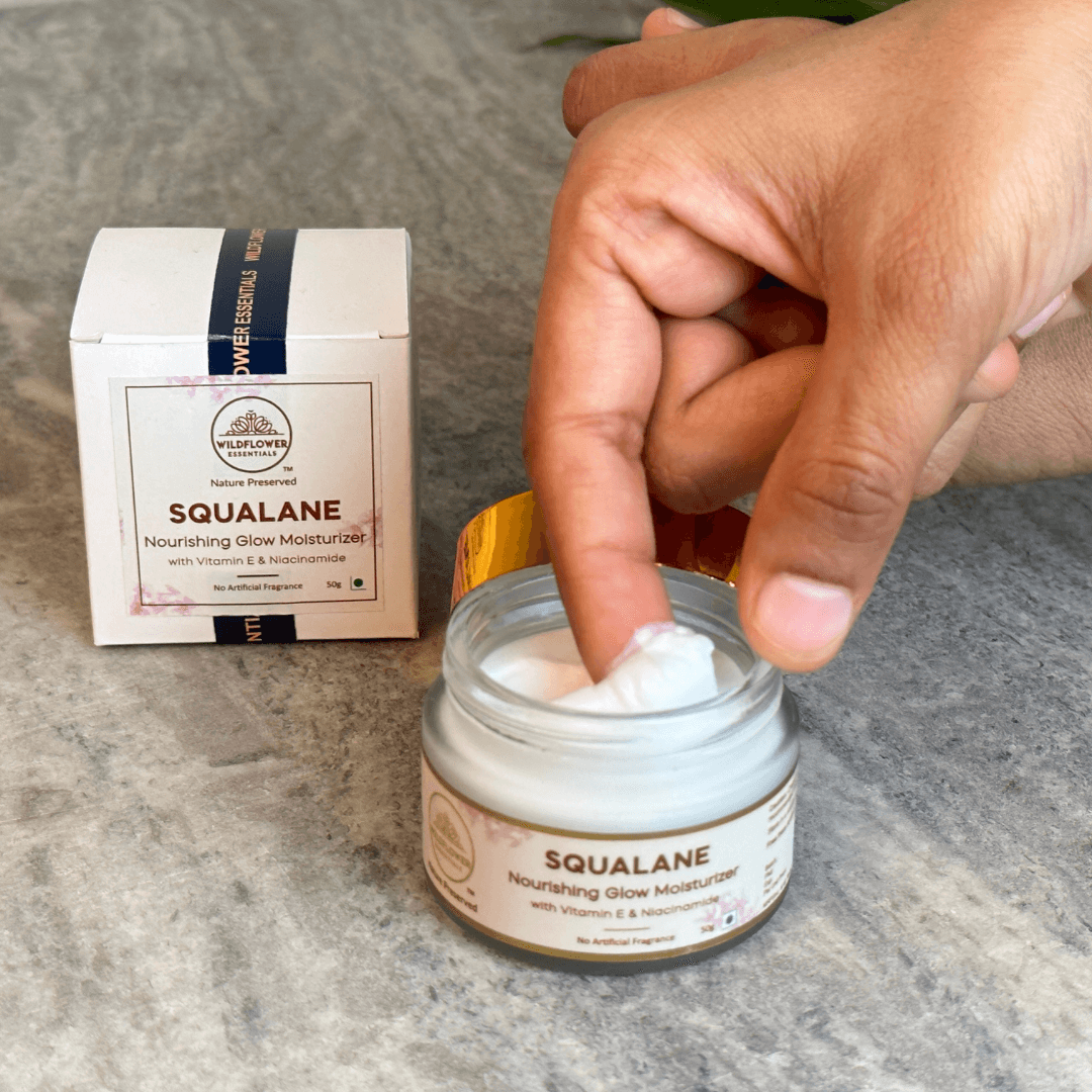 Squalane Nourishing Glow Moisturizer Wildflower Essentials