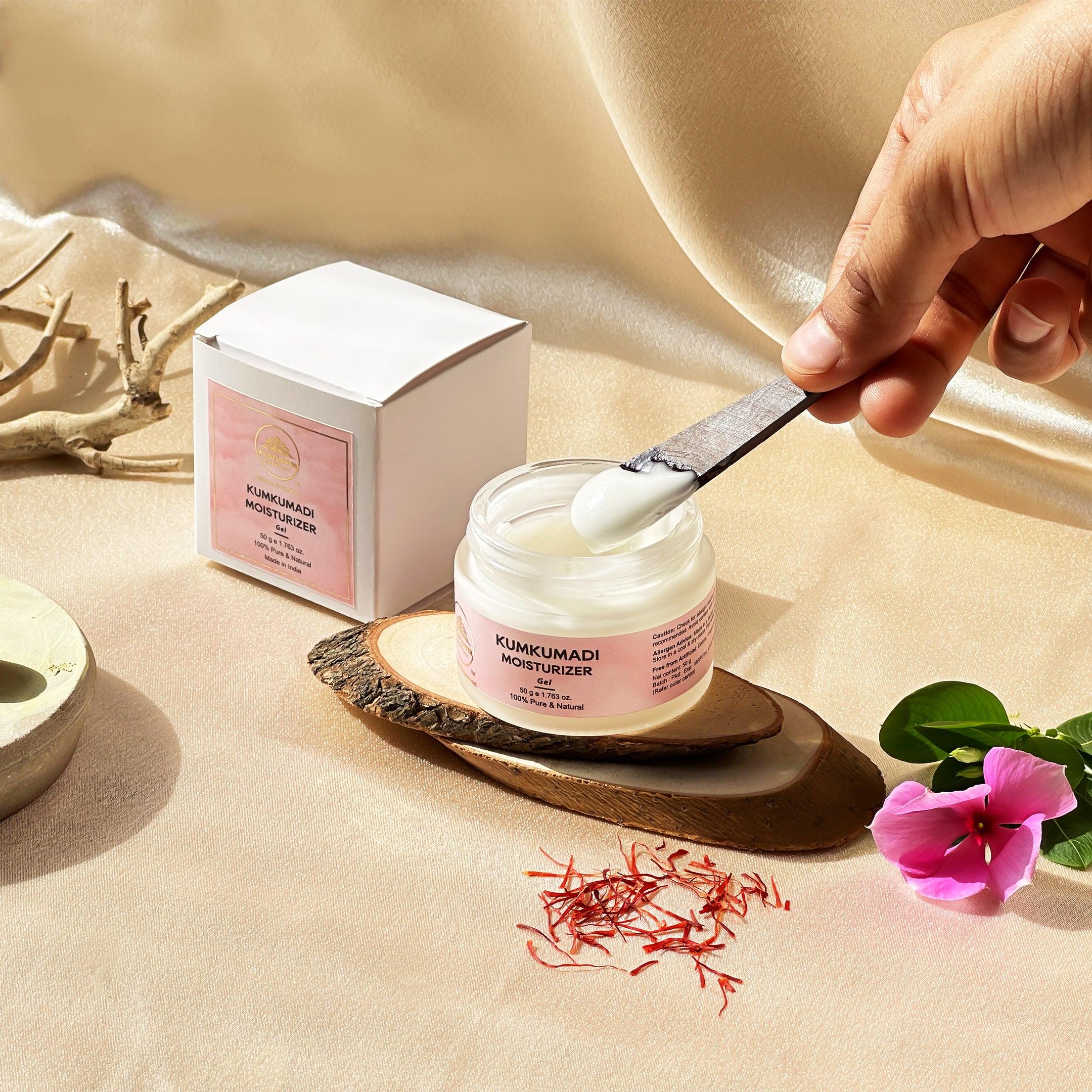 Kumkumadi Gel-Skin Brightening and Whitening Night Treatment| 50g Wildflower Essentials