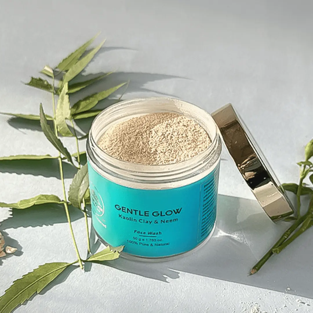 acne face wash neem kaolin clay powder