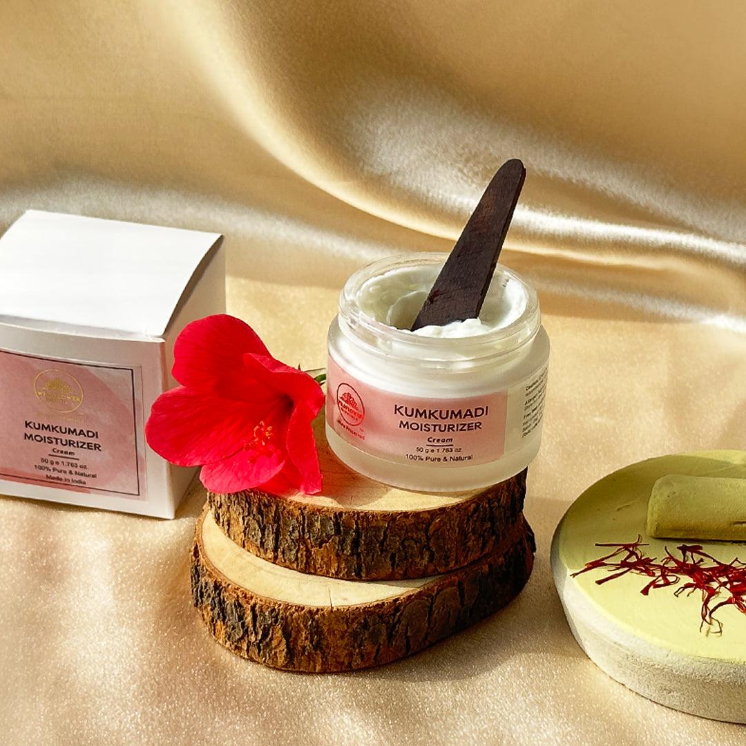 Kumkumadi Cream- Skin Brightening and Whitening Night Treatment | 50g Wildflower Essentials