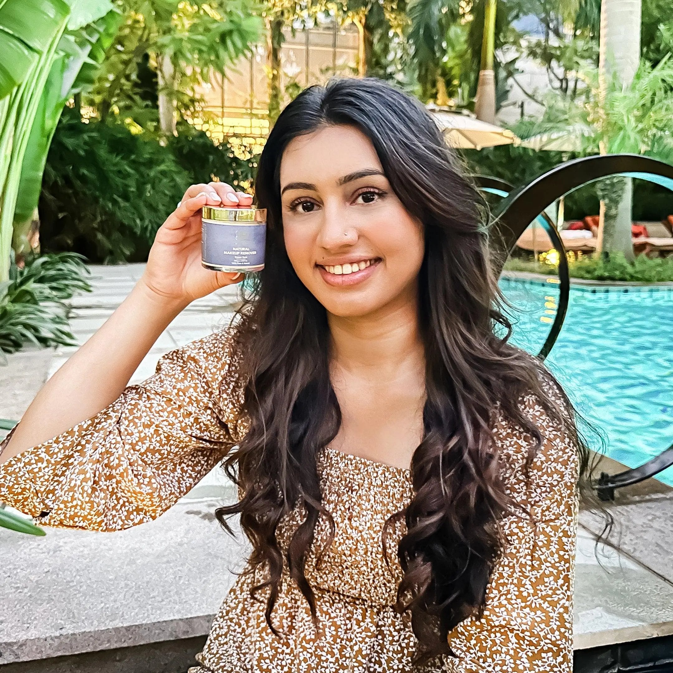 Makeup Cleansing Balm in Creamy Form- Natural Makeup Remover | 50g Wildflower Essentials