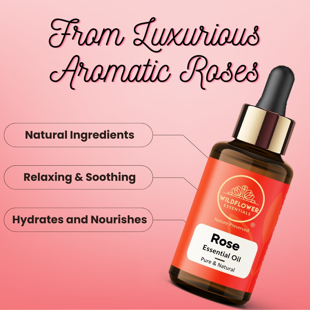 Rose Essential Oil Wildflower Essentials