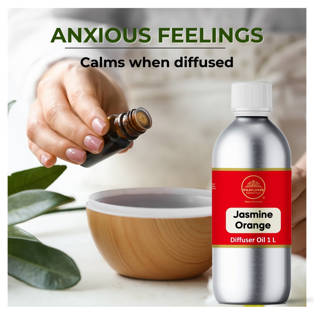 Jasmine Orange Diffuser Oil  1 L Wildflower Essentials