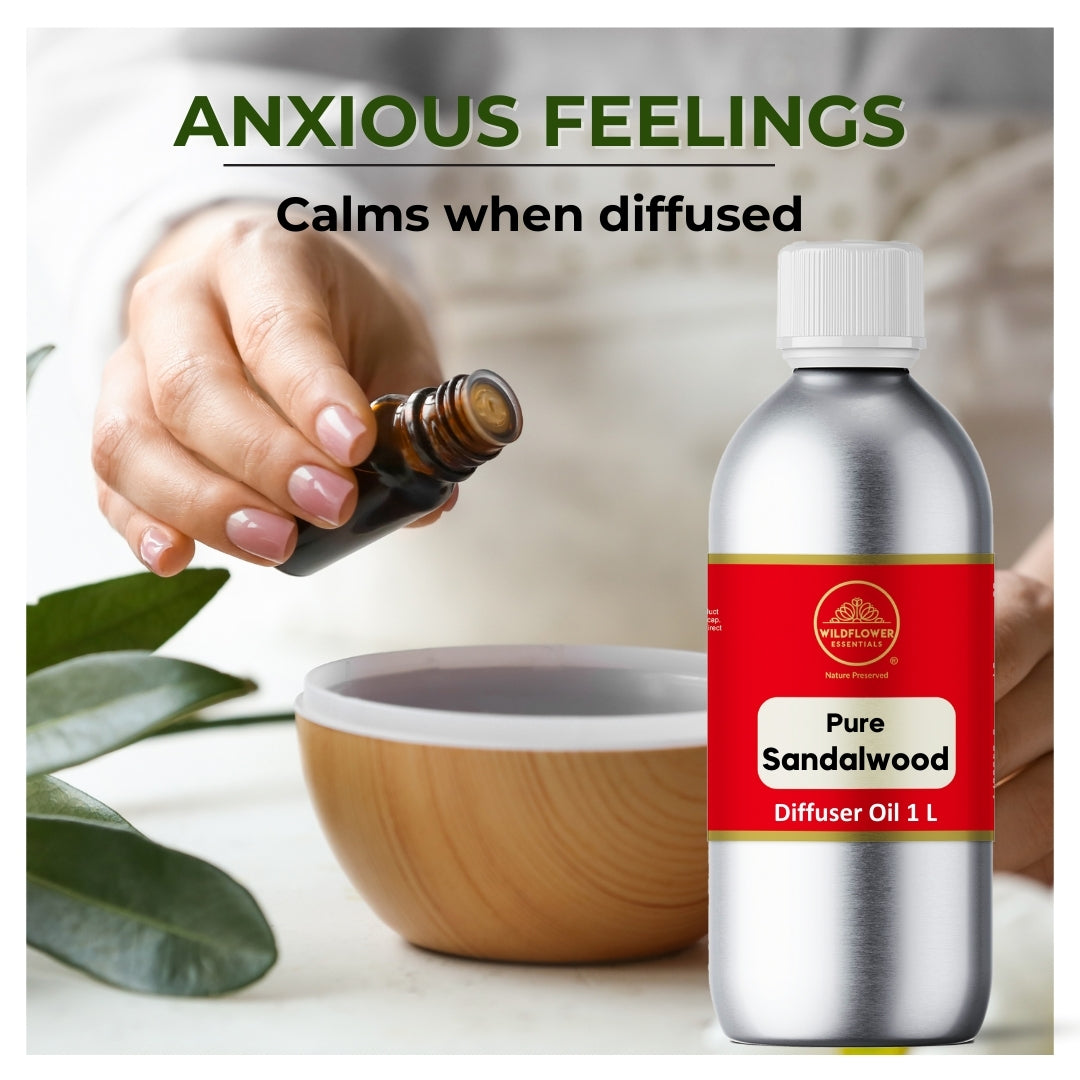 Sandalwood Diffuser Oil  1 L Wildflower Essentials