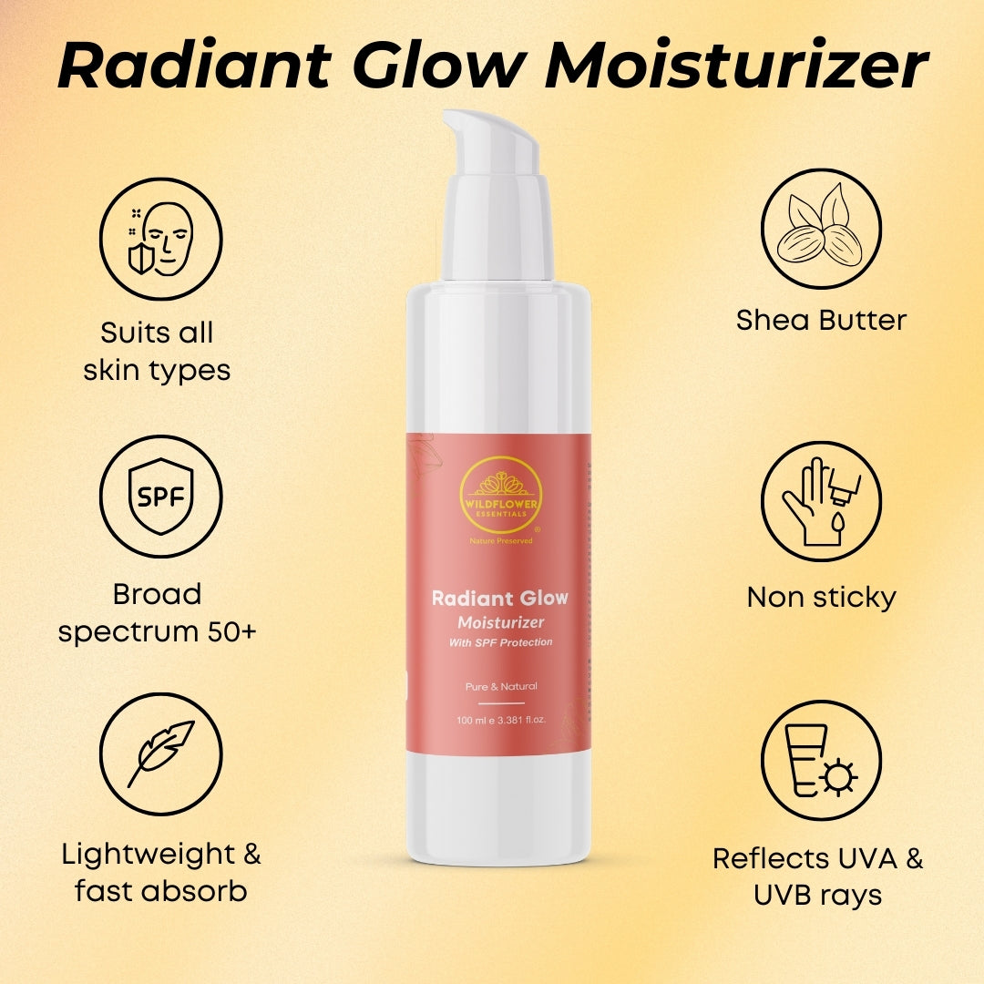 Radiant Glow Moisturizer with SPF Wildflower Essentials