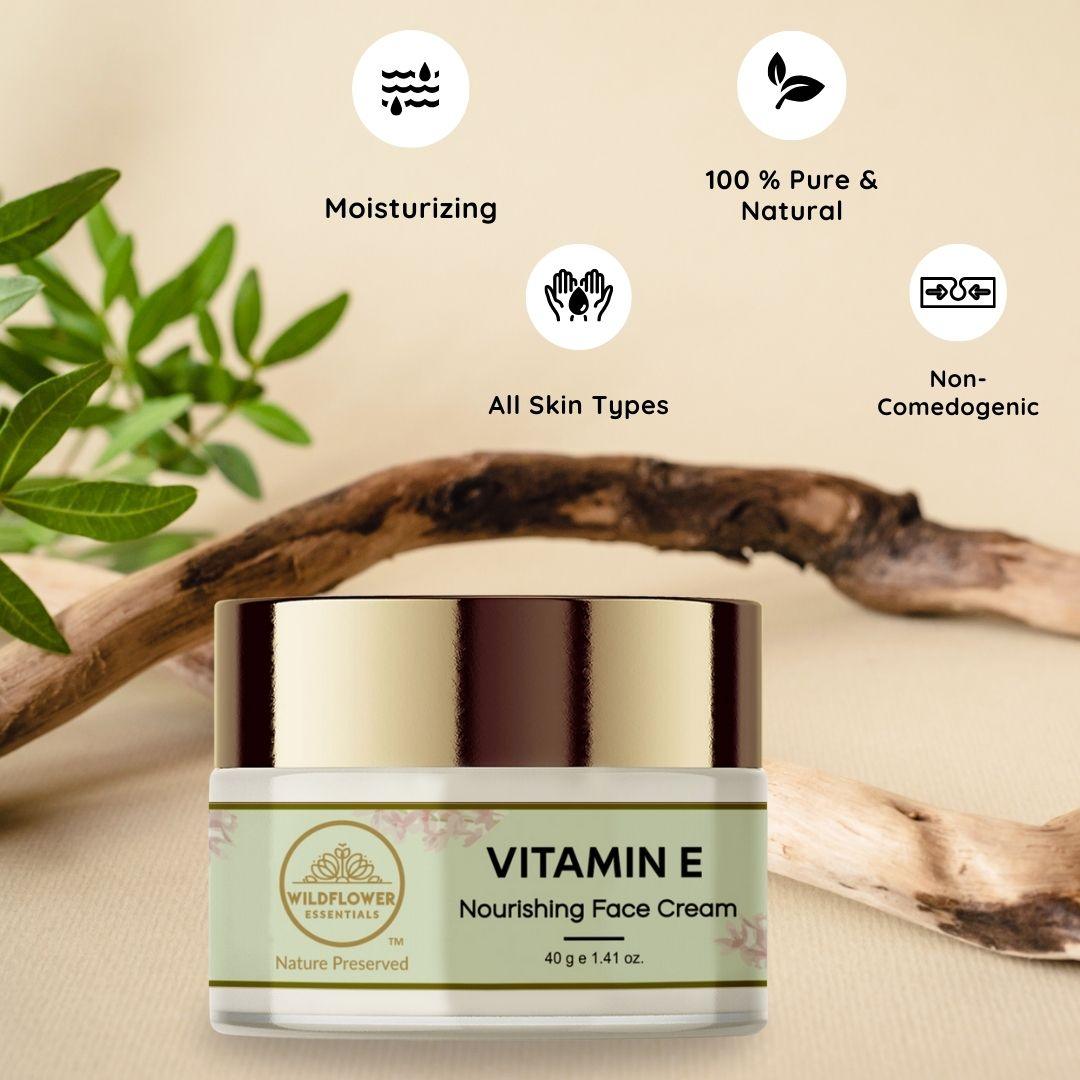 Vitamin E Cream Wildflower Essentials