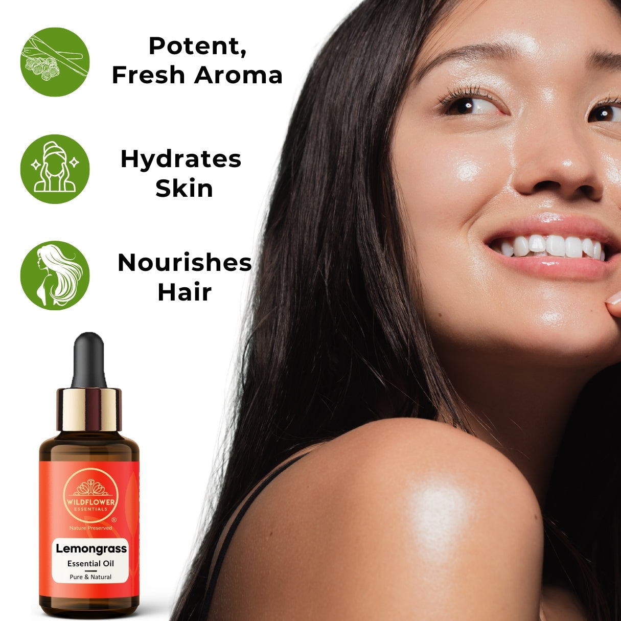 Lemongrass Essential Oil Wildflower Essentials