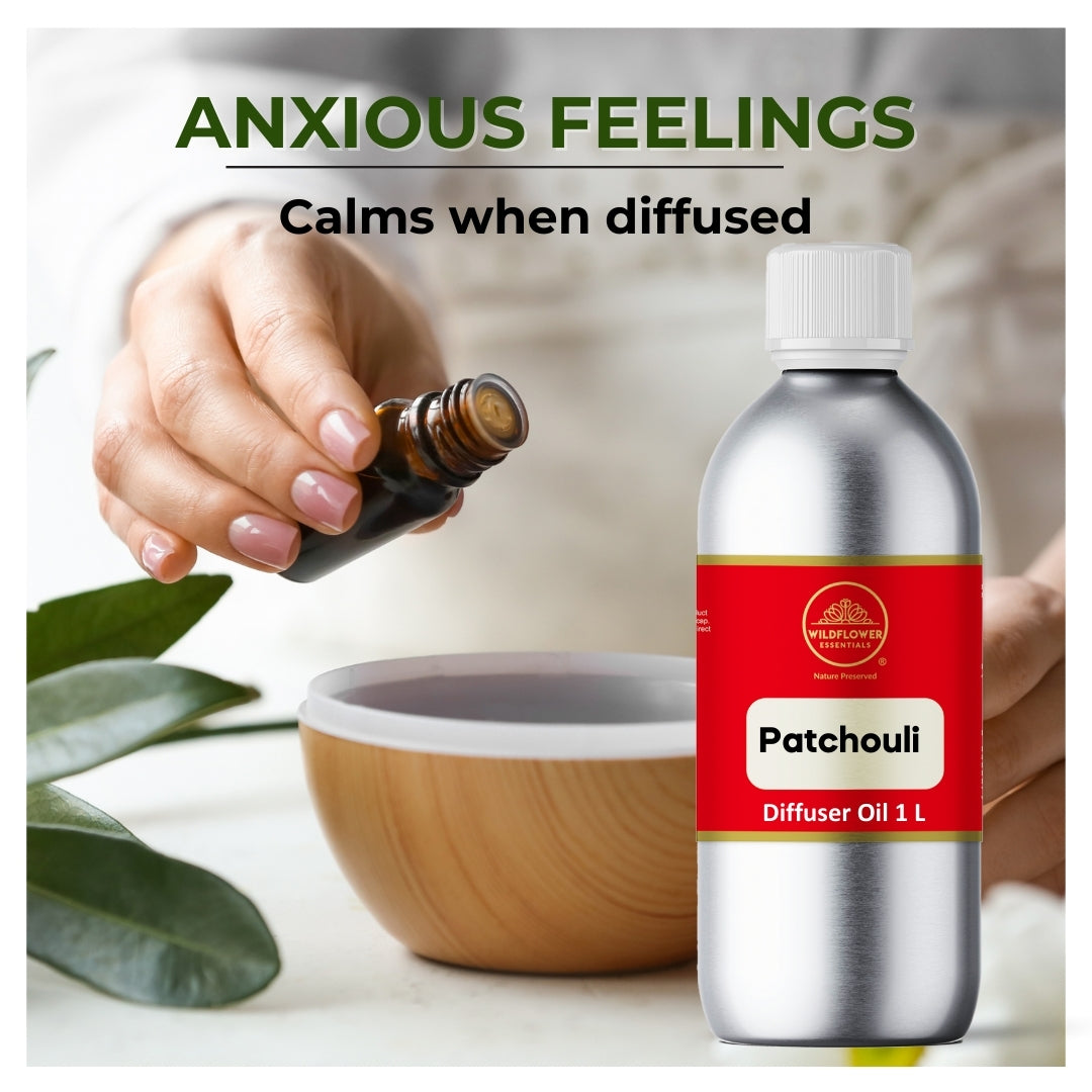 Patchouli Diffuser Oil  1 L Wildflower Essentials