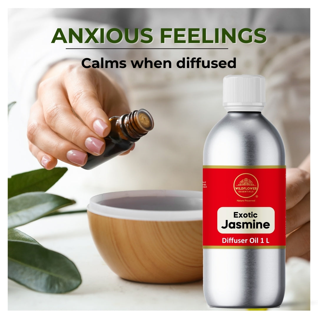 Jasmine Diffuser Oil  1 L Wildflower Essentials