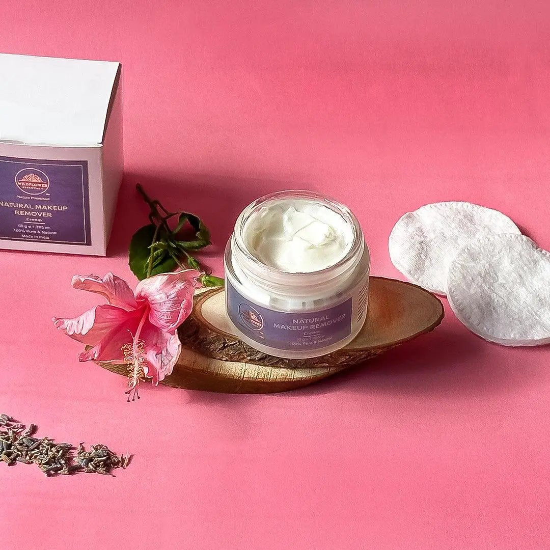 Makeup Cleansing Balm in Creamy Form- Natural Makeup Remover | 50g Wildflower Essentials