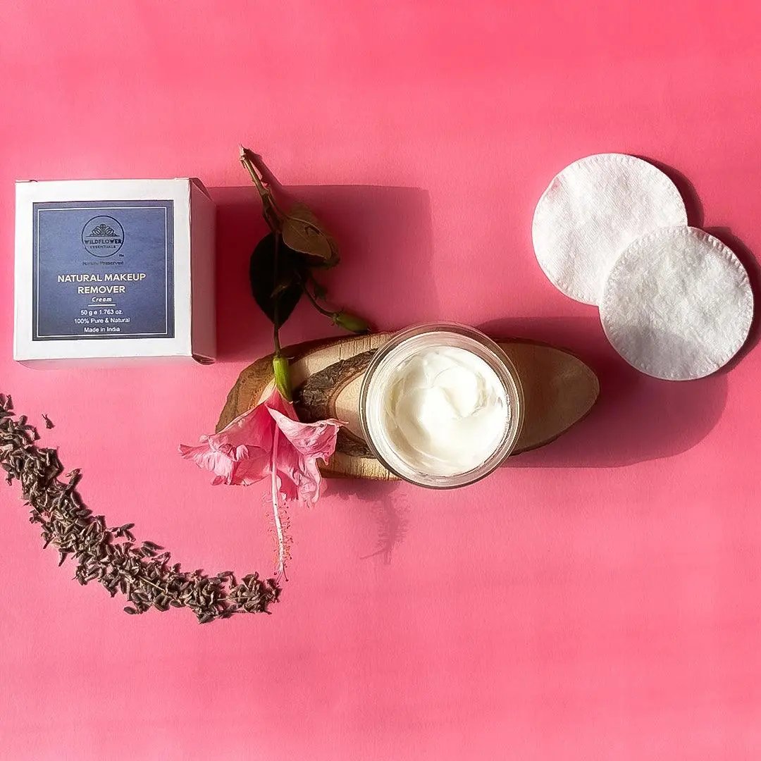 Makeup Cleansing Balm in Creamy Form- Natural Makeup Remover | 50g Wildflower Essentials