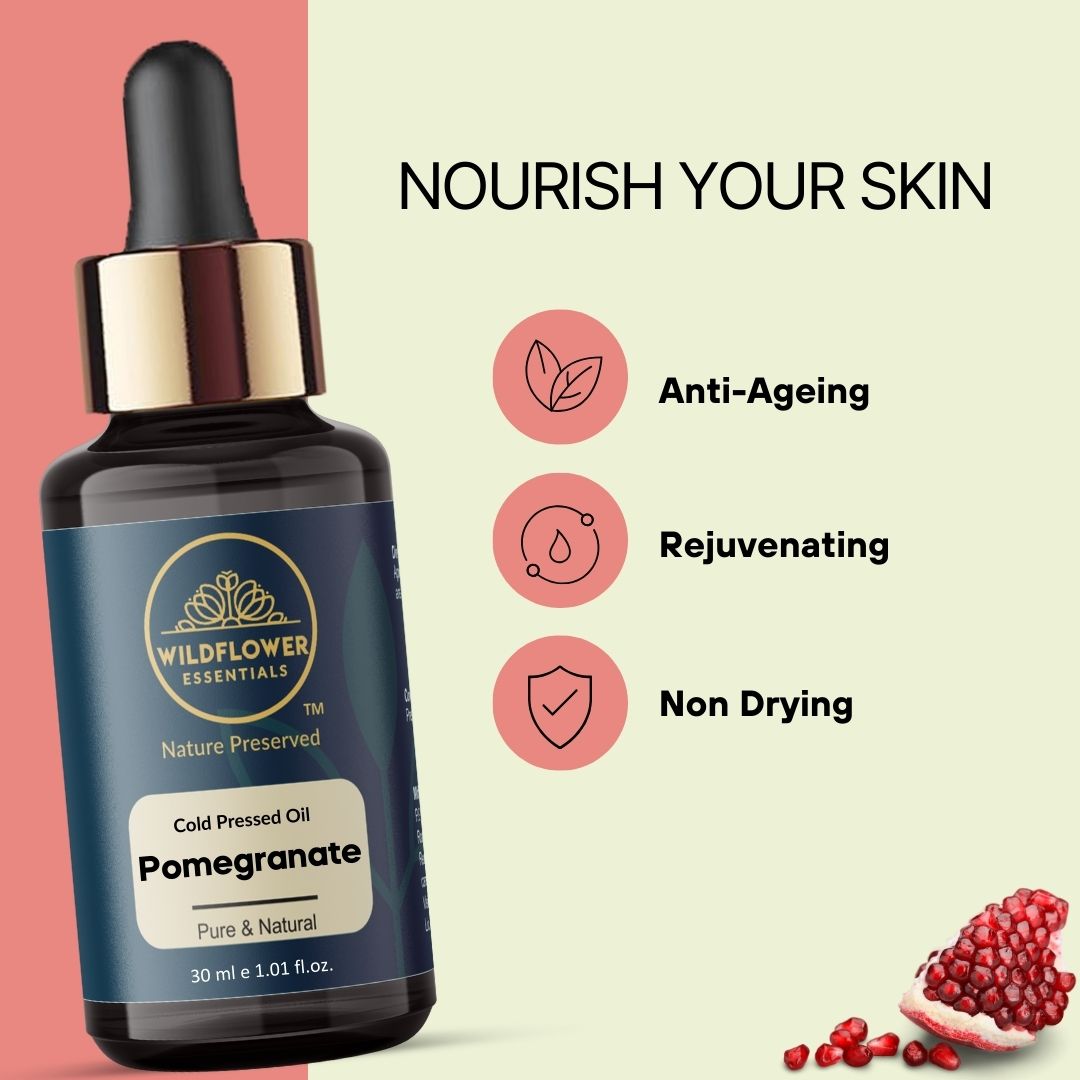 Pomegranate Oil - Cold Pressed Wildflower Essentials