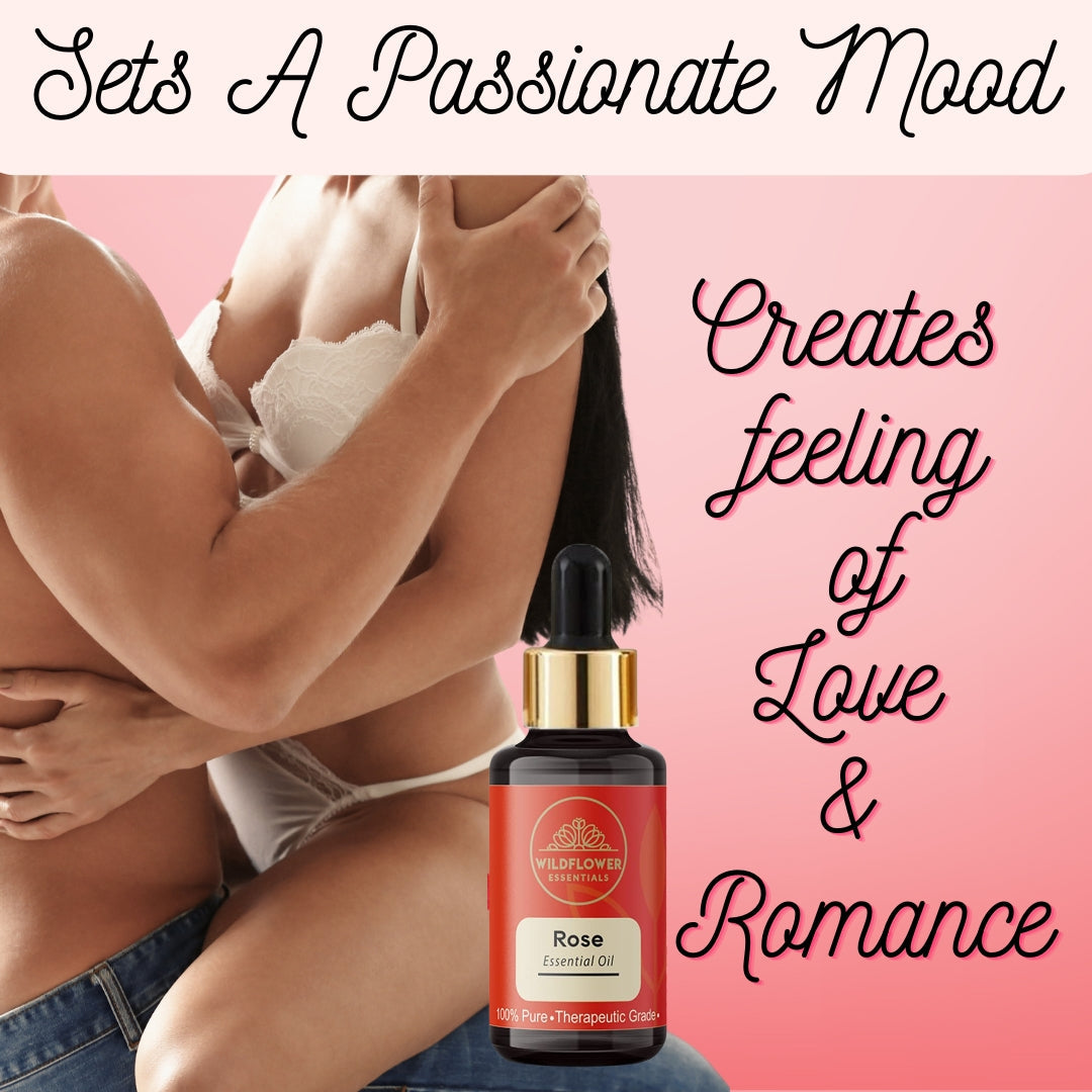 Rose Essential Oil + Lavender Essential Oil Combo (15 ml) Wildflower Essentials