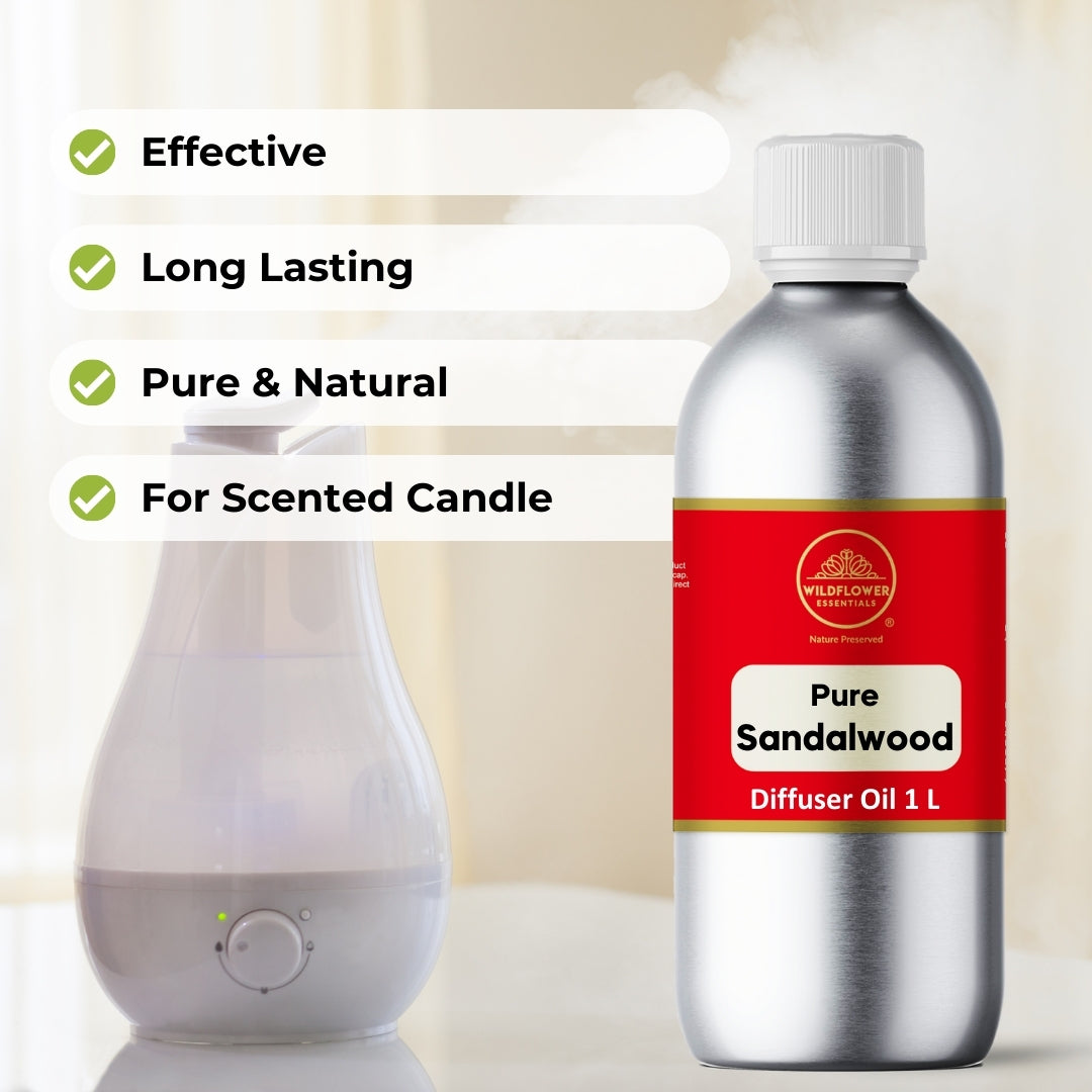 Sandalwood Diffuser Oil  1 L Wildflower Essentials