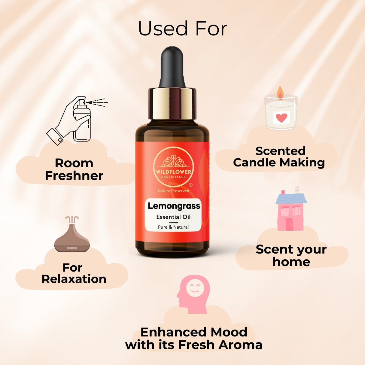 Lemongrass Essential Oil Wildflower Essentials