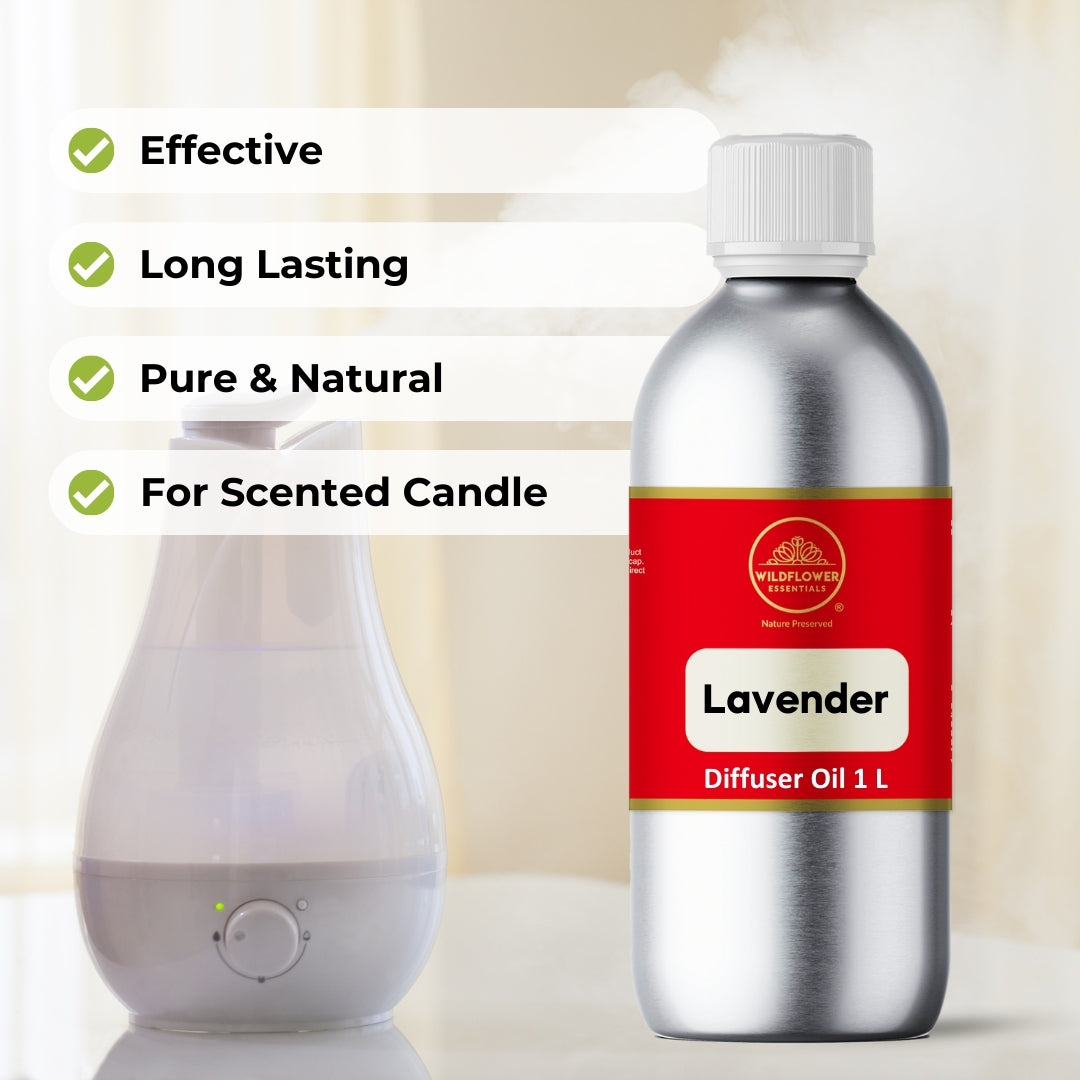 Lavender Diffuser Oil  1 L Wildflower Essentials