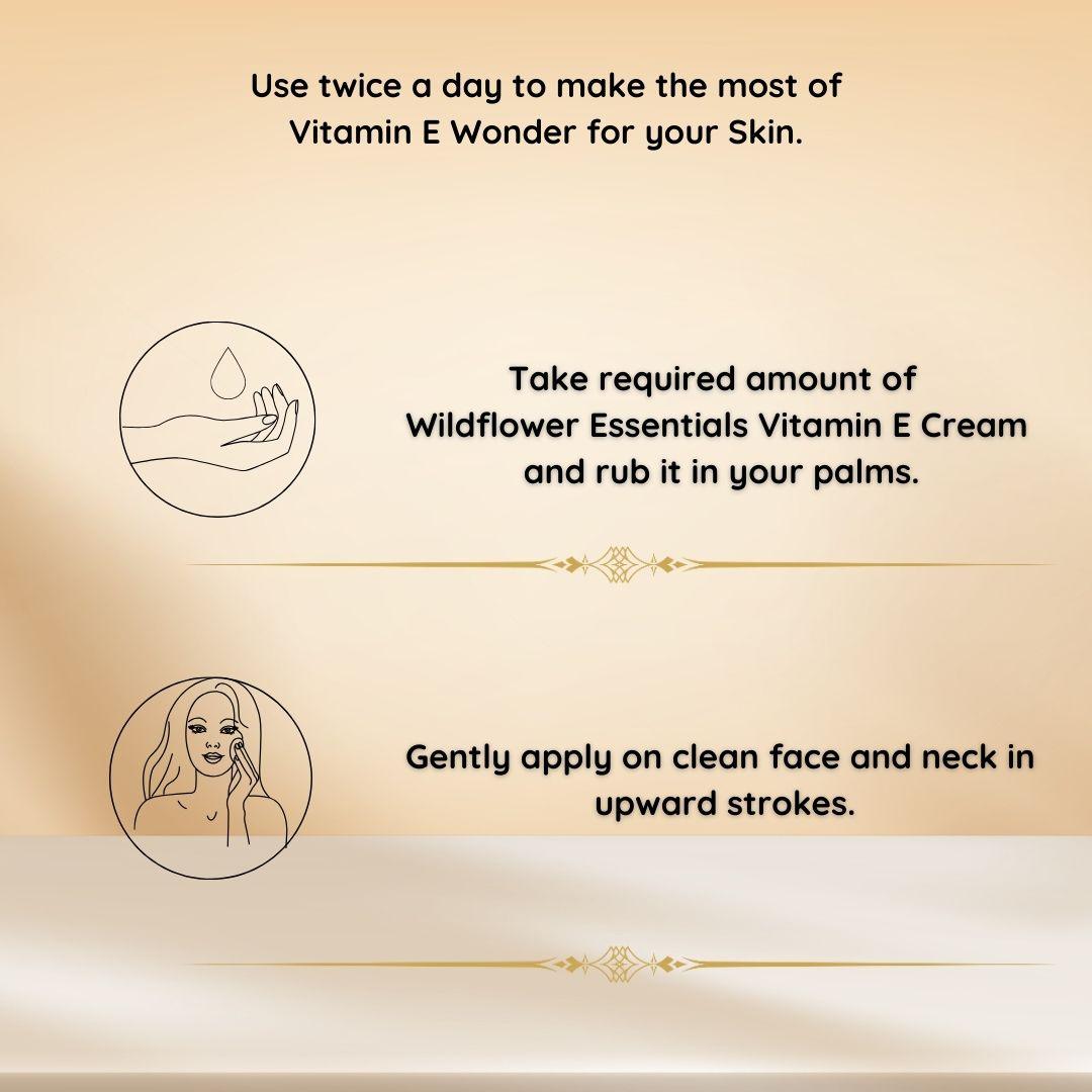 Vitamin E Cream Wildflower Essentials