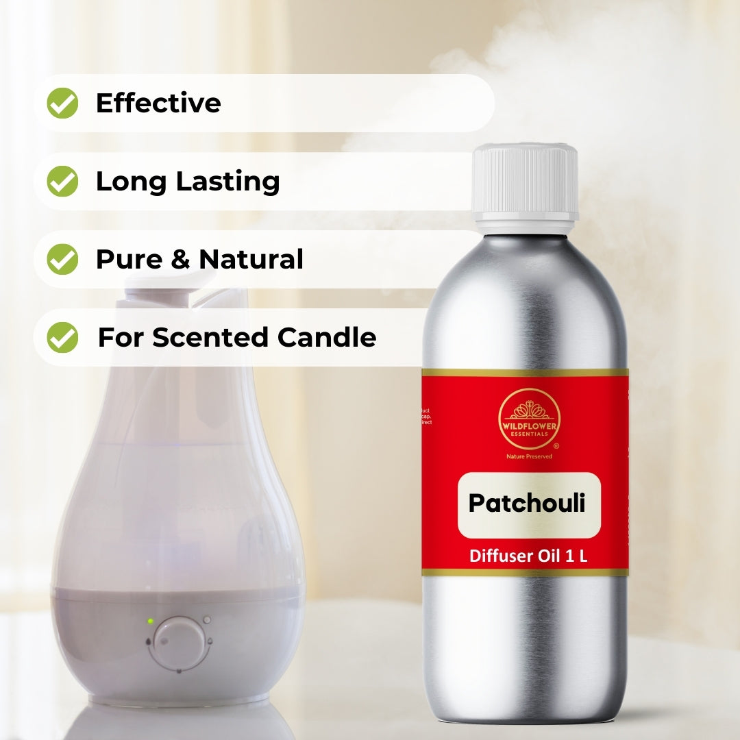 Patchouli Diffuser Oil  1 L Wildflower Essentials
