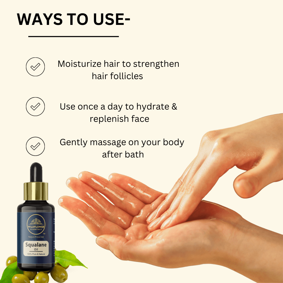 Squalane Oil Wildflower Essentials