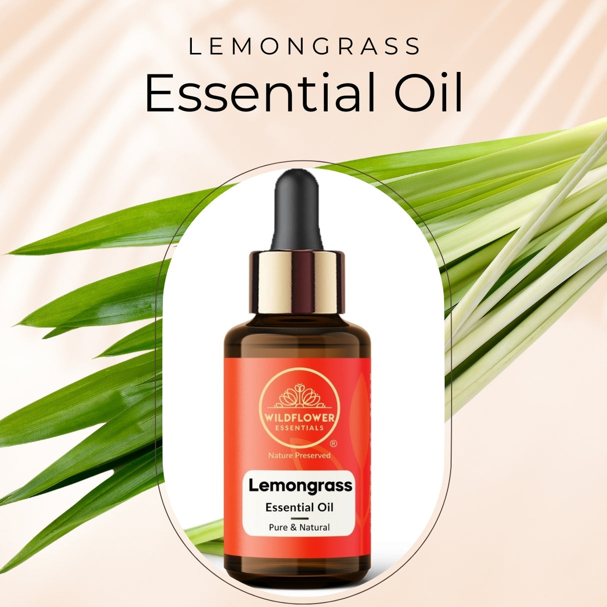 Lemongrass Essential Oil Wildflower Essentials