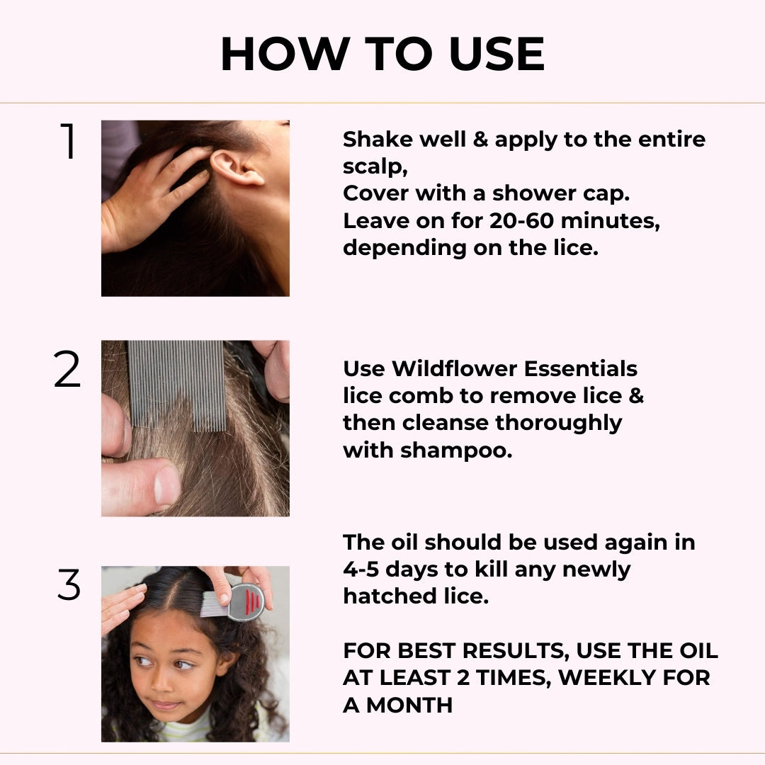 Anti-Lice Oil | 50 ml Wildflower Essentials