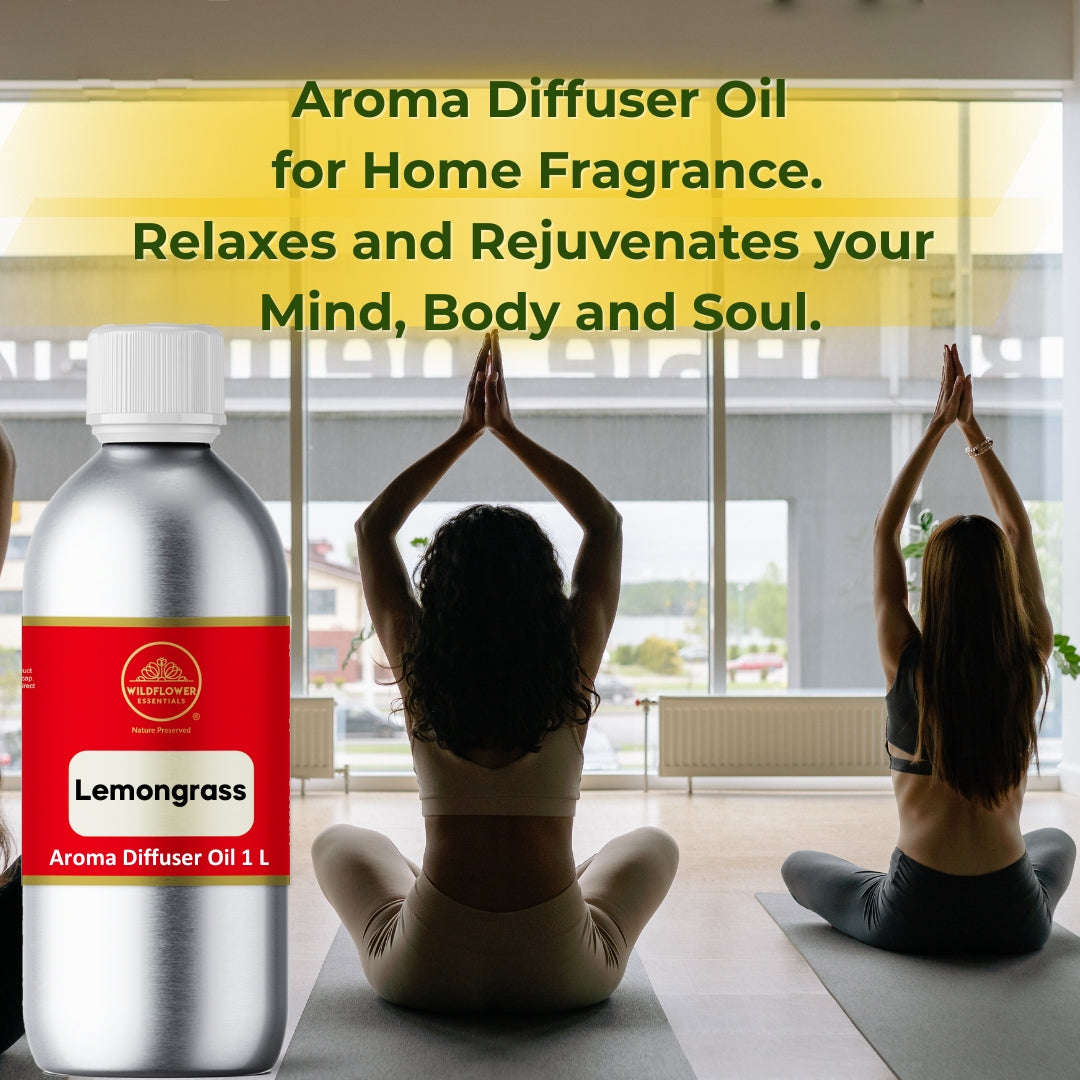 Lemongrass Aroma Diffuser Oil | 1L Wildflower Essentials