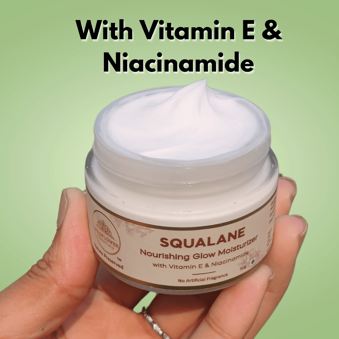 Squalane Nourishing Glow Moisturizer Wildflower Essentials