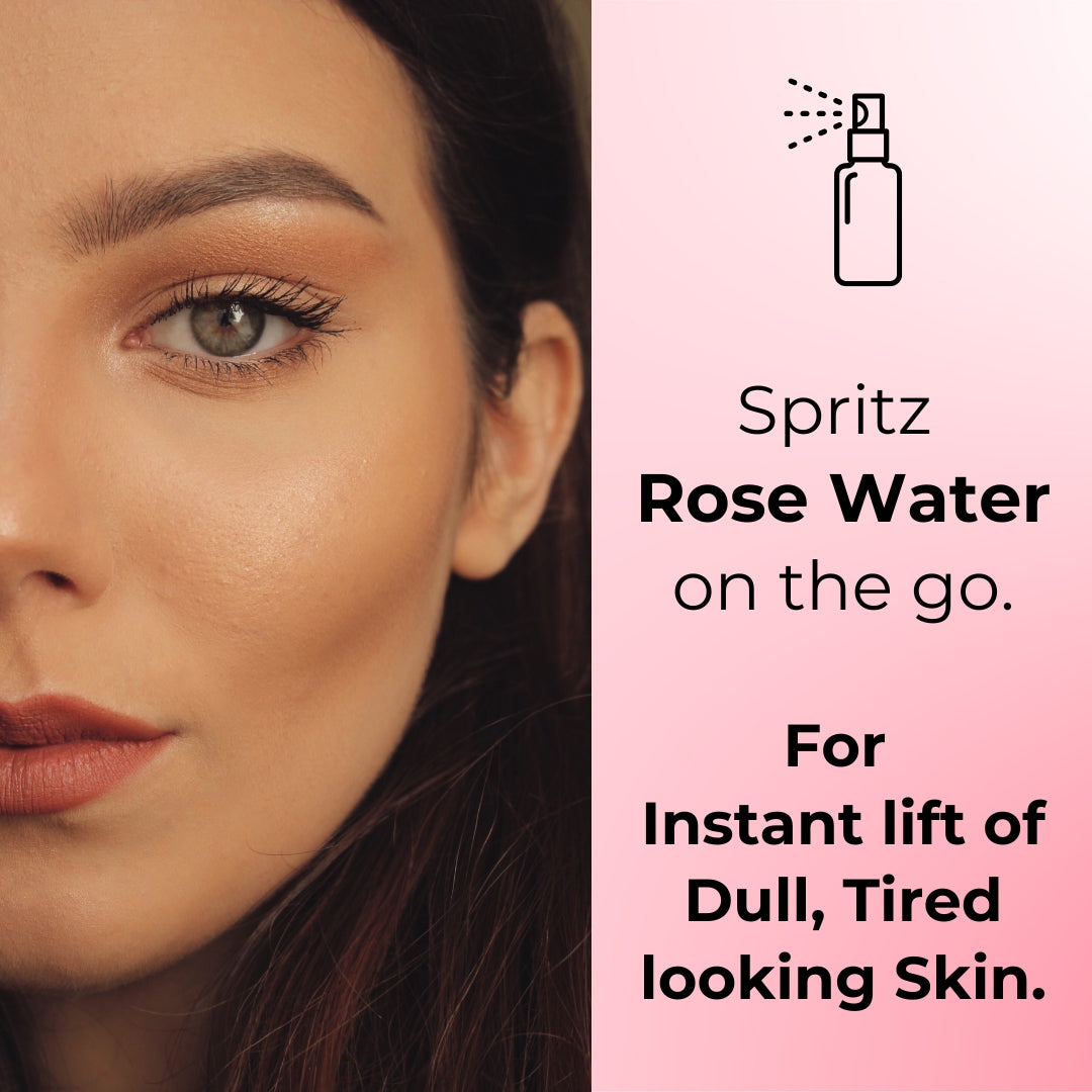 Vitamin E Oil + Rose Water Combo (15ml each) Wildflower Essentials