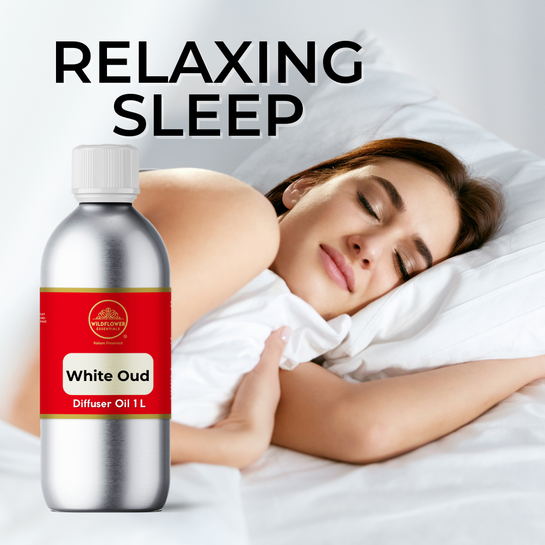 White Oud  Aroma Diffuser Oil 1L Wildflower Essentials