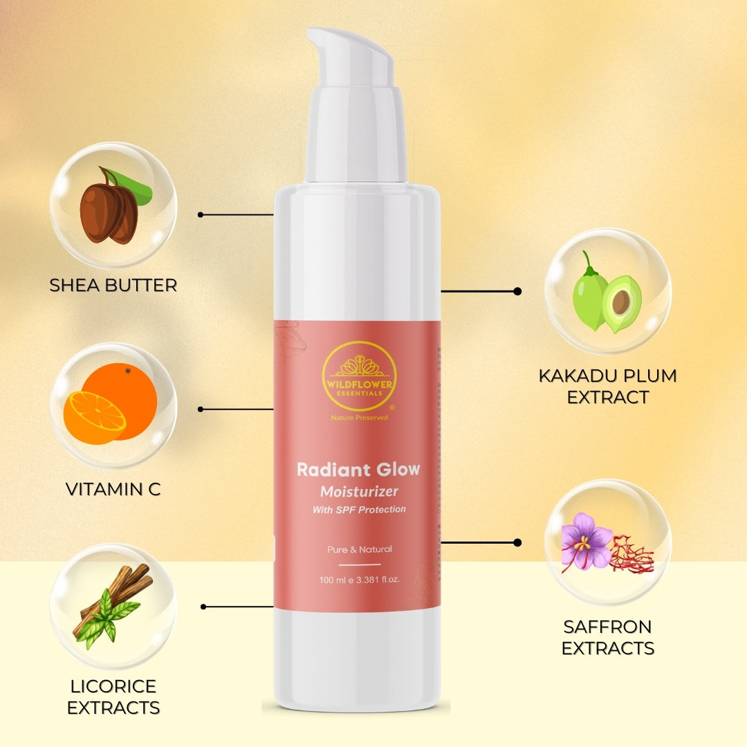Radiant Glow Moisturizer with SPF Wildflower Essentials