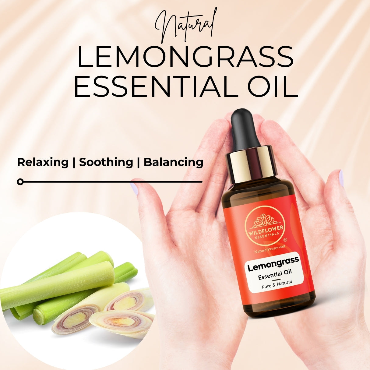 Lemongrass Essential Oil Wildflower Essentials
