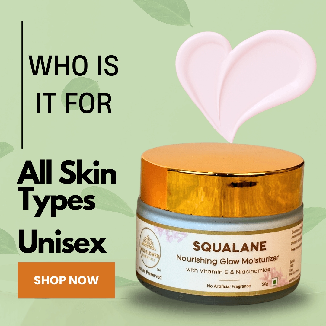 Squalane Nourishing Glow Moisturizer Wildflower Essentials