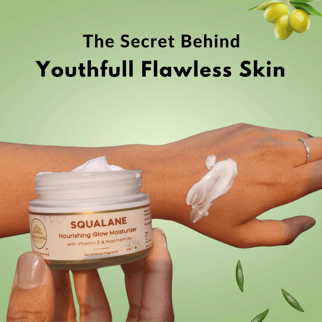 Squalane Nourishing Glow Moisturizer Wildflower Essentials