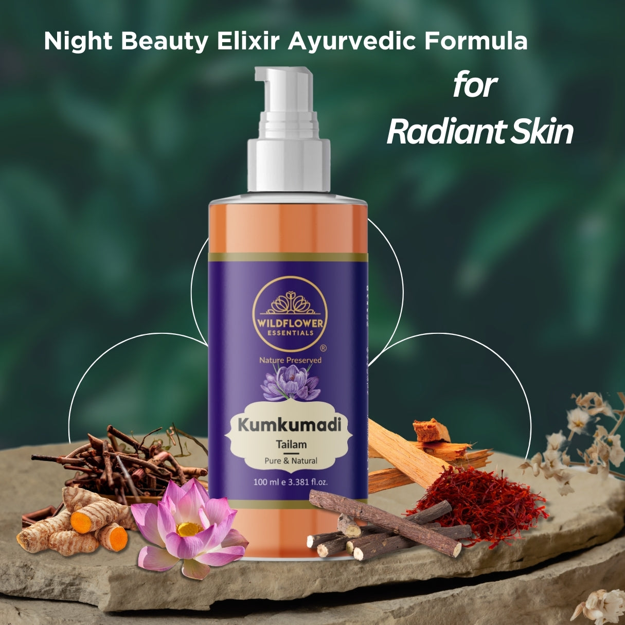 Kumkumadi Tailam Pure Wildflower Essentials