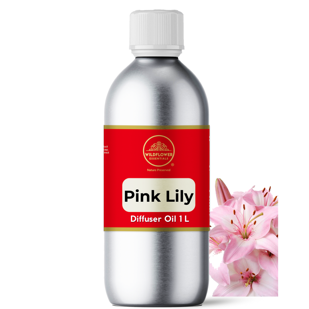 Pink Lily Aroma Diffuser Oil 1L Wildflower Essentials