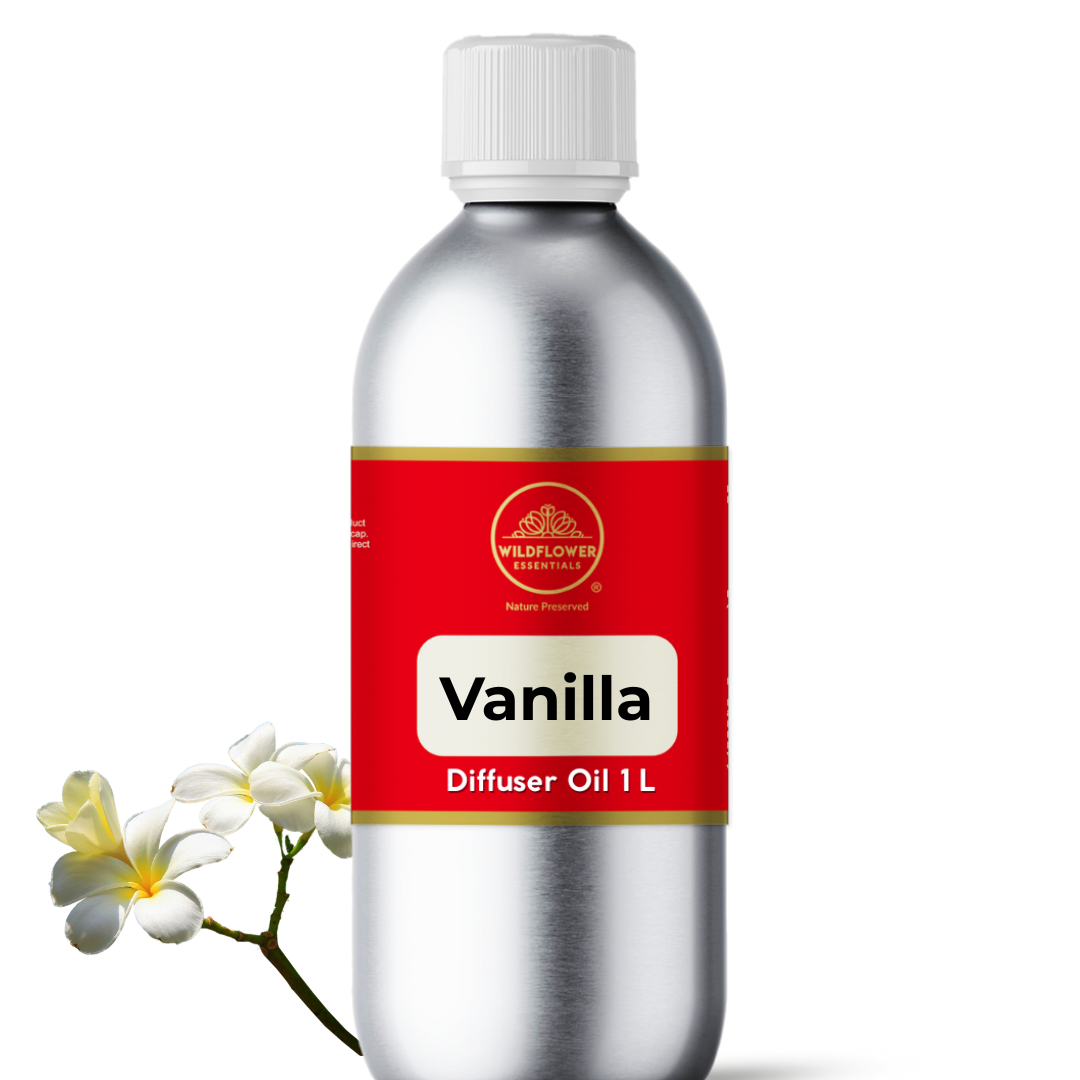 Vanilla Aroma Diffuser Oil 1L Wildflower Essentials