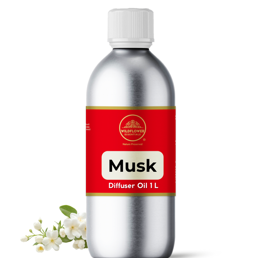 Musk Aroma Diffuser Oil 1L Wildflower Essentials