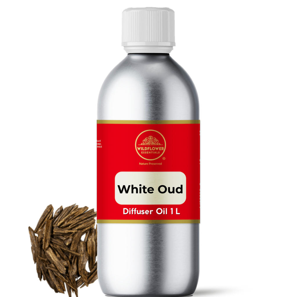 White Oud  Aroma Diffuser Oil 1L Wildflower Essentials