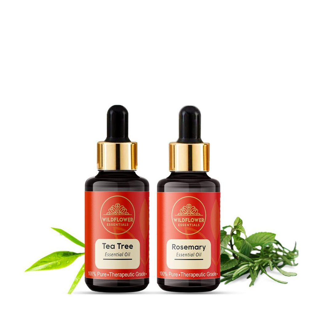 Tea Tree & Rosemary Essential Oil Combo