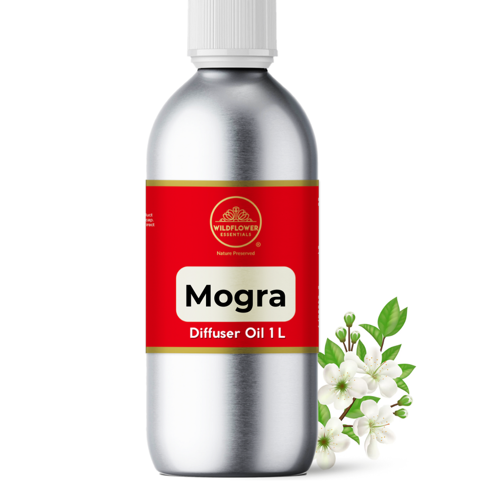 Mogra Aroma Diffuser Oil 1L Wildflower Essentials