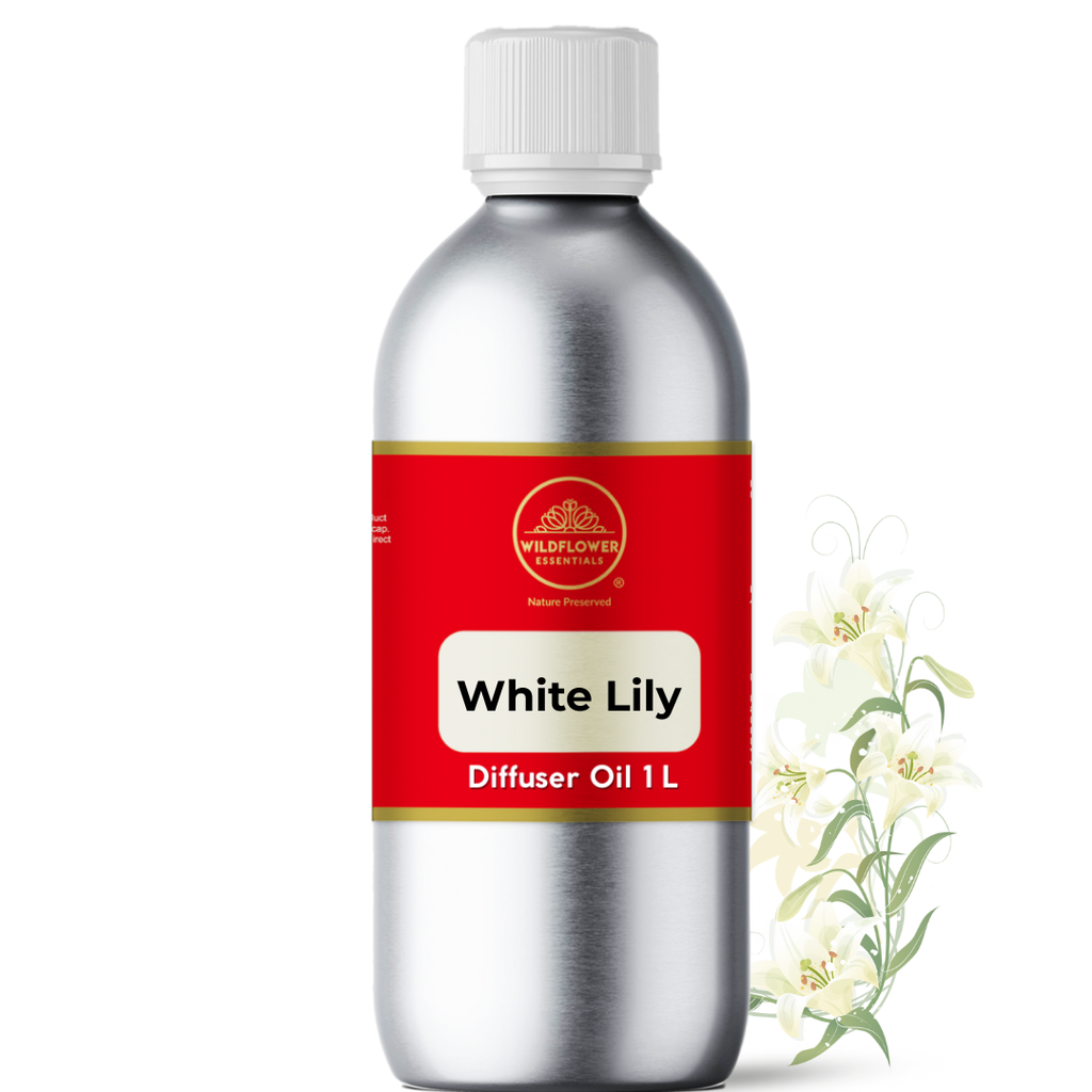 White lily Aroma Diffuser Oil 1L Wildflower Essentials