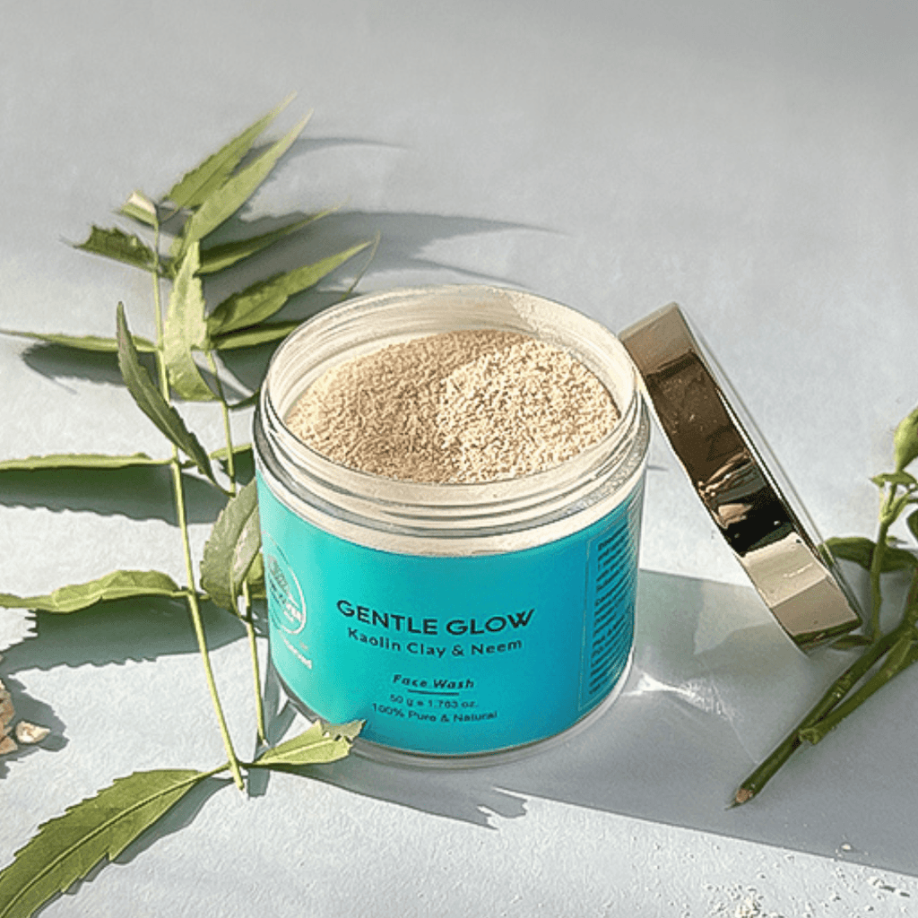acne face wash neem kaolin clay powder