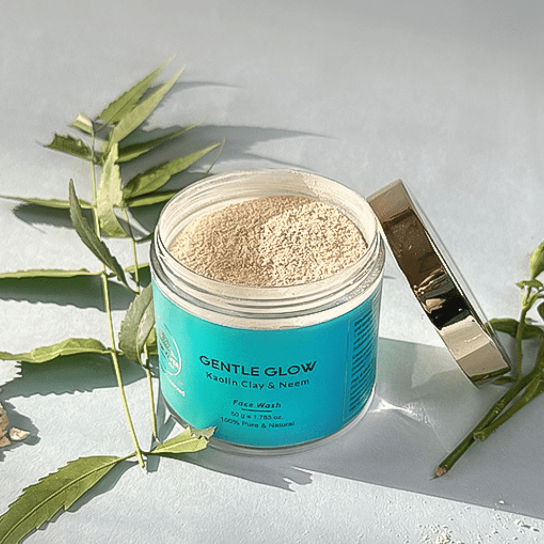 acne face wash neem kaolin clay powder
