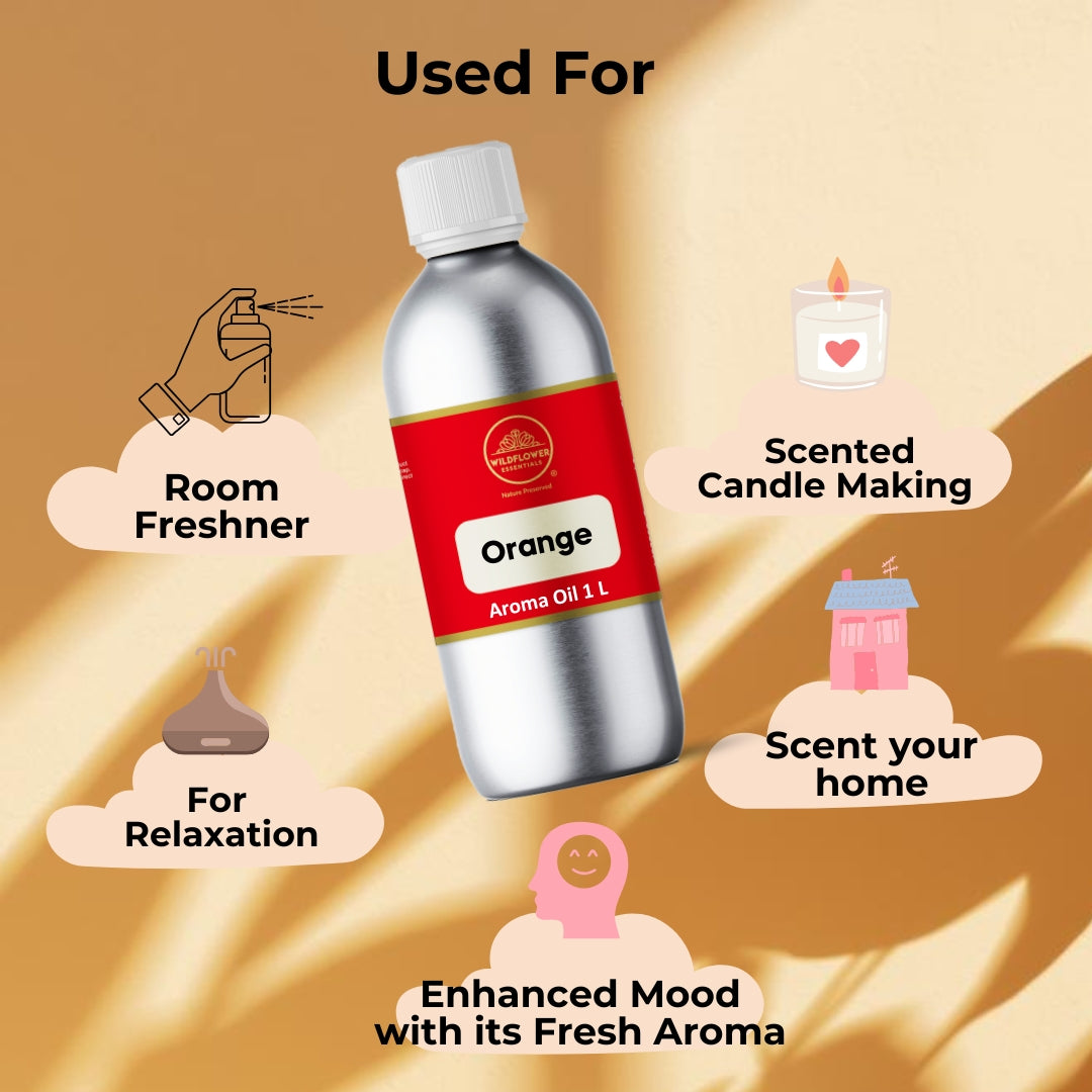 Orange Fragrance Oil  1 L Wildflower Essentials