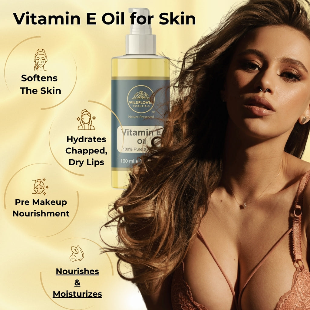 Vitamin E Oil, Avocado Oil, Argan Oil, Almond Oil Combo (100ml each)